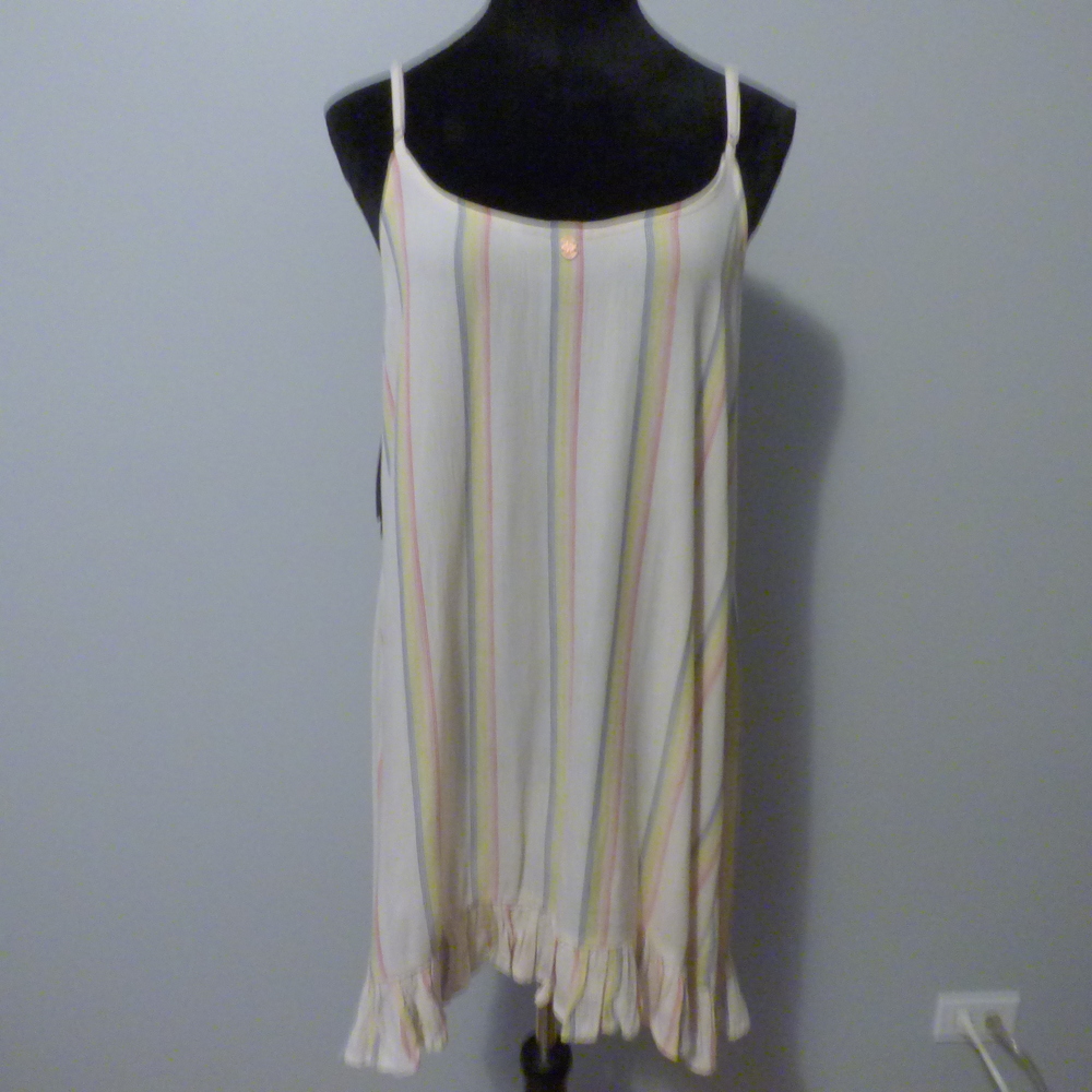 *NWT* Volcom Island Crush Dress with Rainbow Stripes
